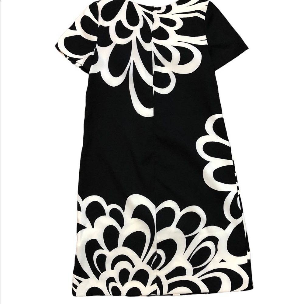 Black and White Floral Shift Dress by AB Studio - Picture 9 of 13